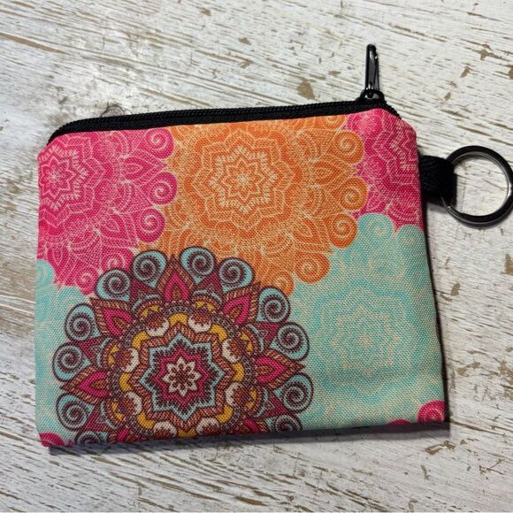New! Coin Purse Pouch for Inside Purse Mini Change Wallet with Zipper Keychain N - Picture 2 of 2